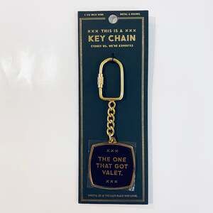 Easy, Tiger  The One That Got Valet Keychain